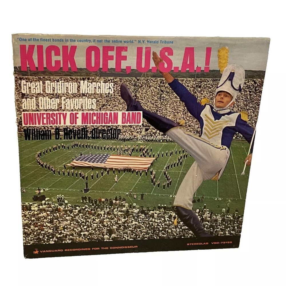 University Of Michigan Band Kick Off, U.S.A.! (Vinyl, 1964) Vanguard VSD-79155
